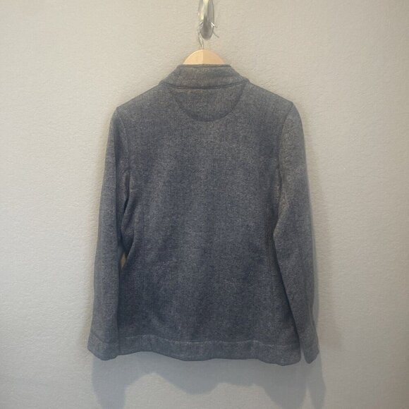 Marc New York Andrew Marc Womens Large Gray Full Zip Fleece Jacket Pockets - Picture 7 of 10